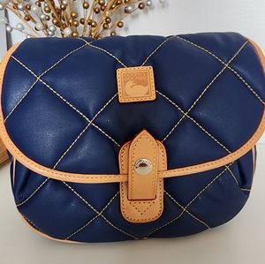 Dooney & Bourke Quilted Puffy Crossbody Blue
